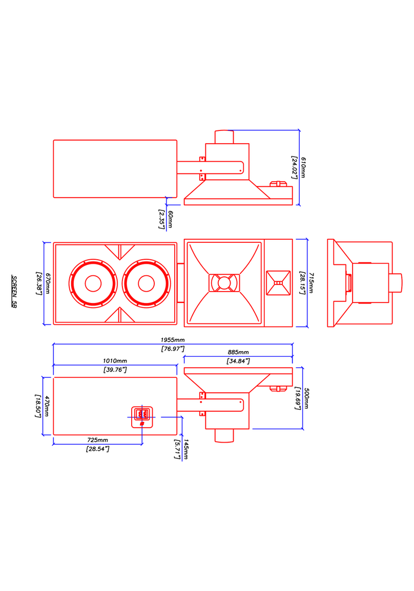 Martin Audio SCREEN5B - SCHEMATICS User manual Martin Audio SCREEN5B - SCHEMATICS User manual
