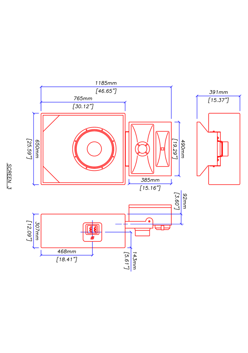 Martin Audio SCREEN3 - SCHEMATICS User manual
