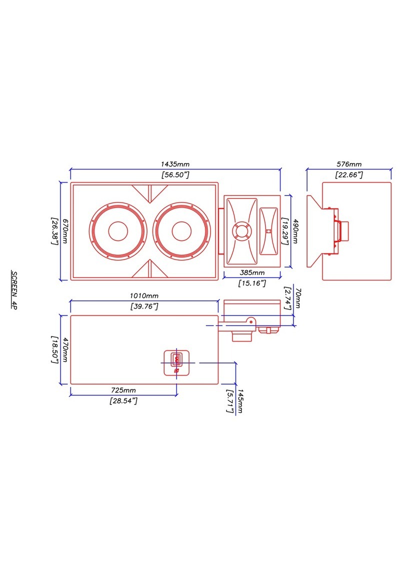 Martin Audio SCREEN4P - SCHEMATICS User manual
