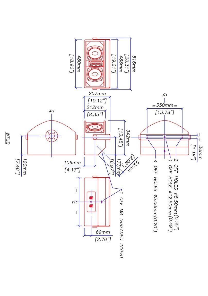 Martin Audio WT UB User manual Martin Audio WT UB User manual