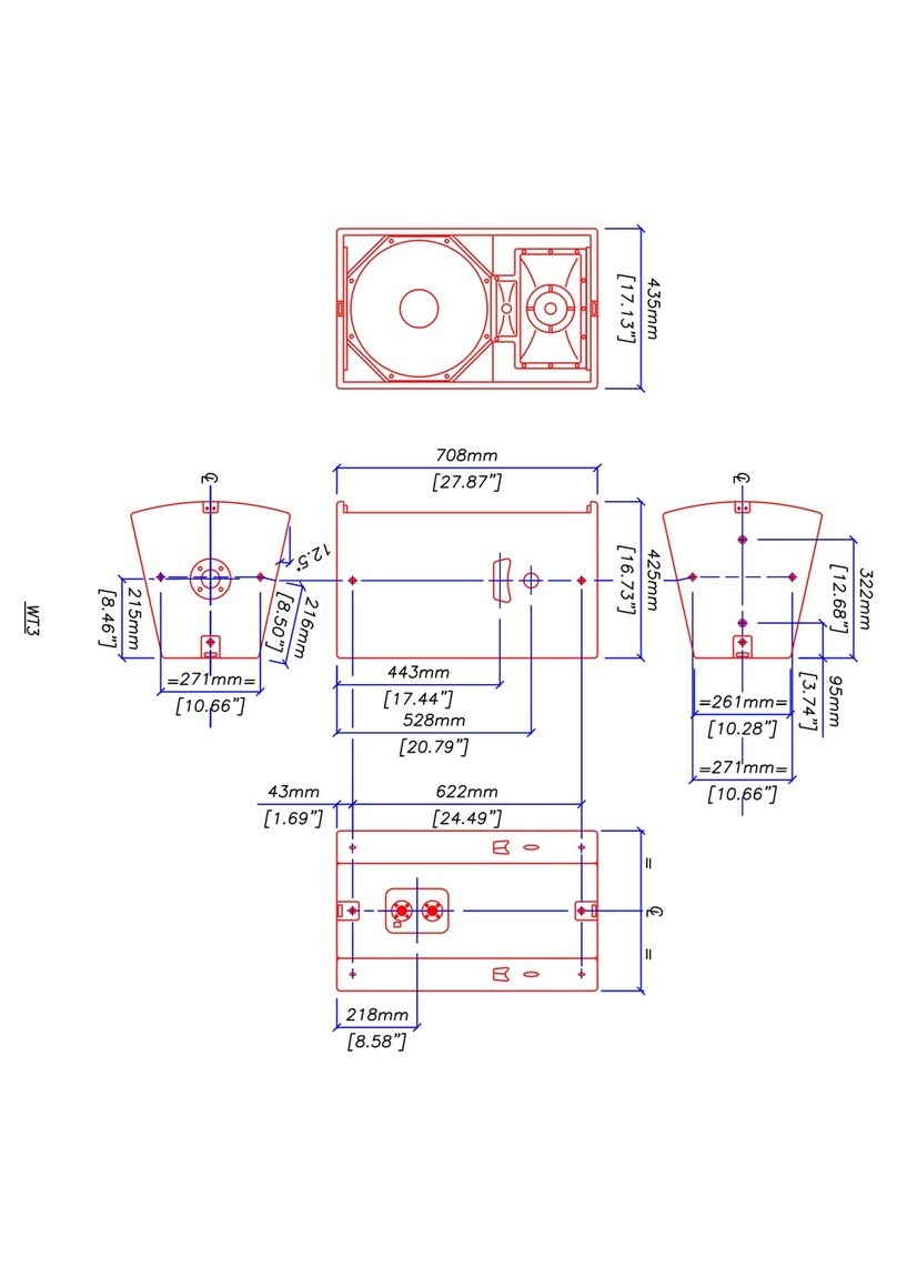Martin Audio WT3 User manual Martin Audio WT3 User manual