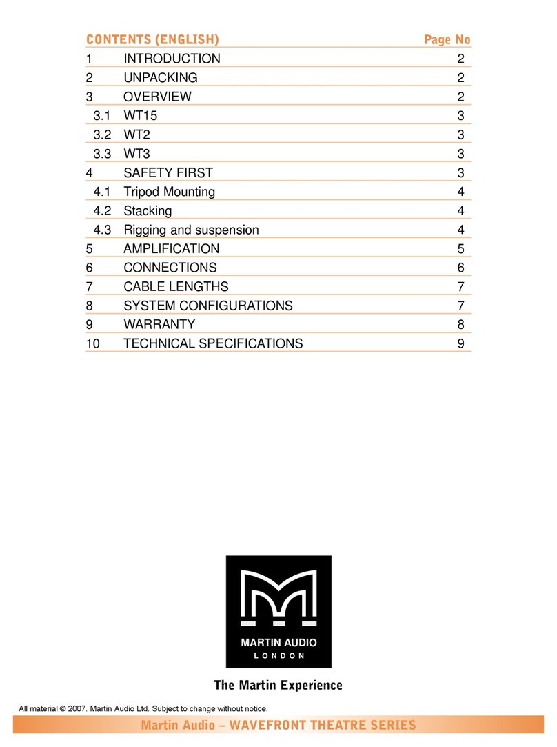 Martin Audio WR2 user guide