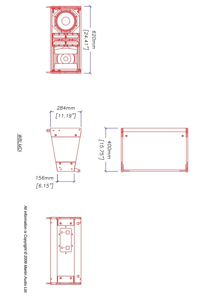 Martin Audio W8LMDI - SCHEMATICS User manual Martin Audio W8LMDI - SCHEMATICS User manual