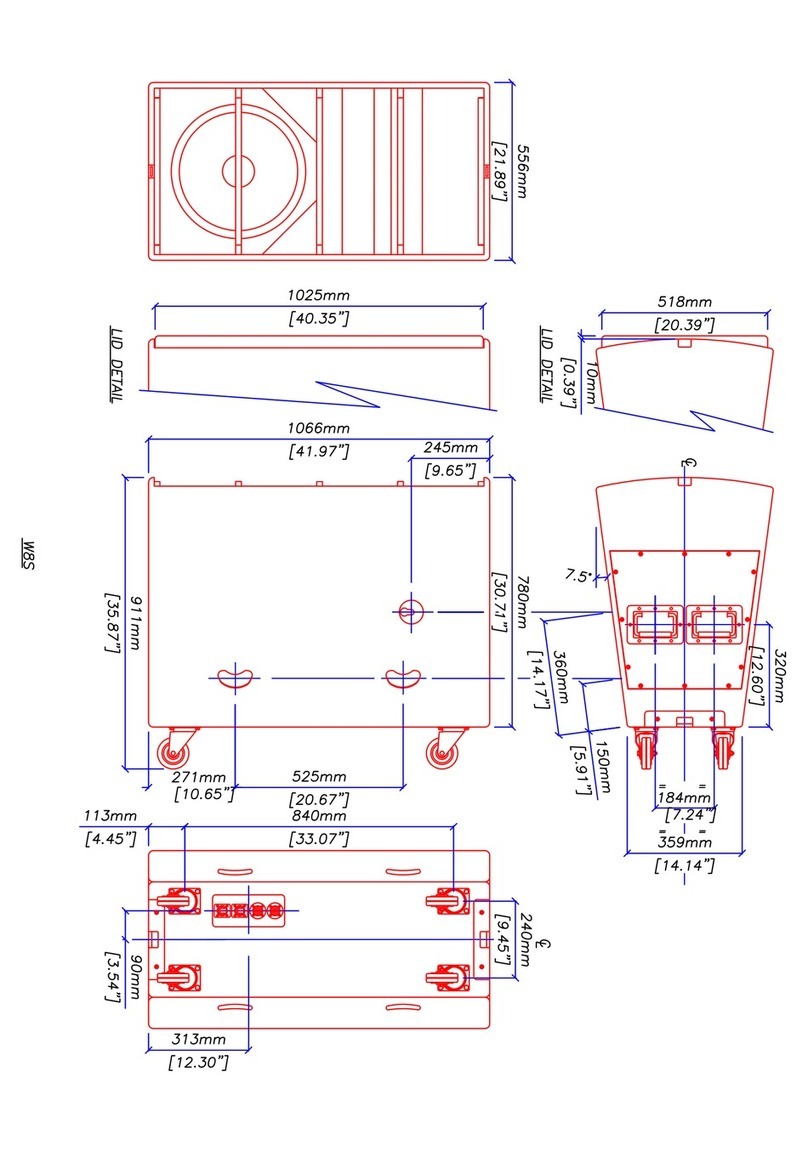 Martin Audio Wavefront W8S Hybrid User manual