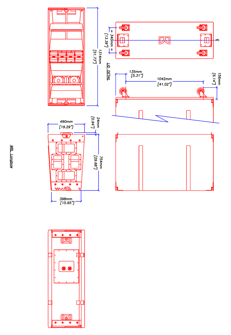 Martin Audio W8LLONGBOW - SCHEMATICS User manual