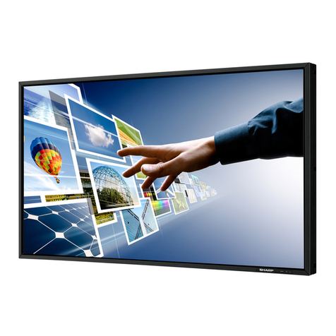 Sharp PN-V601 User manual
