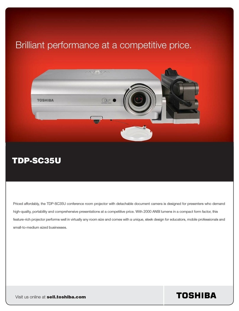 Toshiba TDP-SC35U User manual