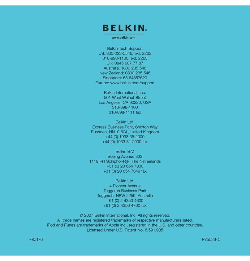 Belkin F8Z176 user manual