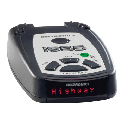 Beltronics Vector 955 User manual