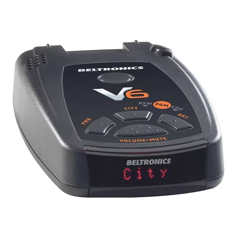 Beltronics Vector V6 User manual