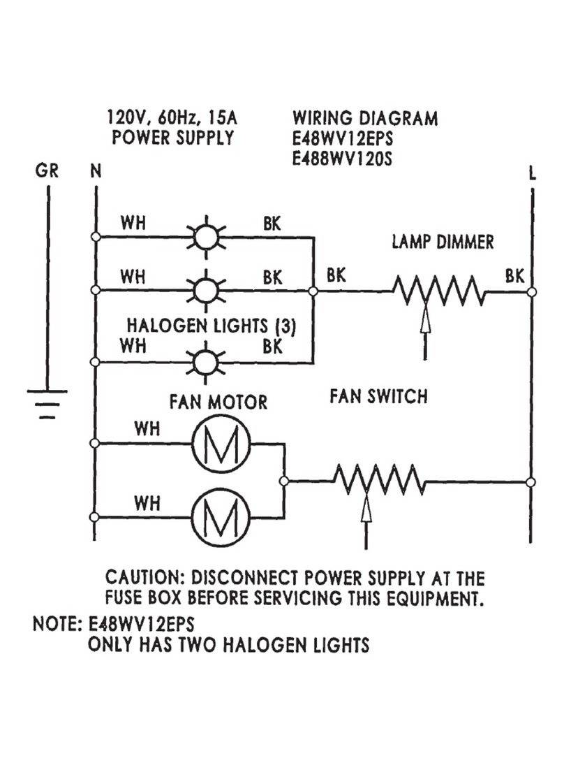 Electrolux ICON E488WV120S Wiring diagram