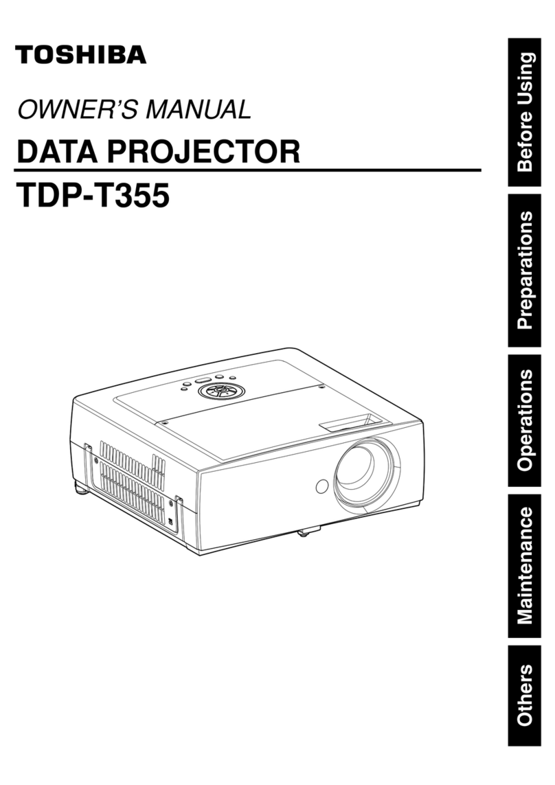 Toshiba TDP-T355 User manual
