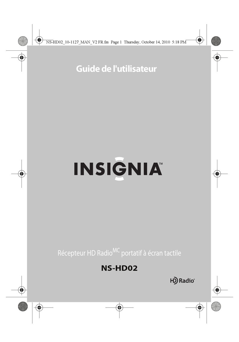 Insignia HD Radio NS-HD02 Quick start guide