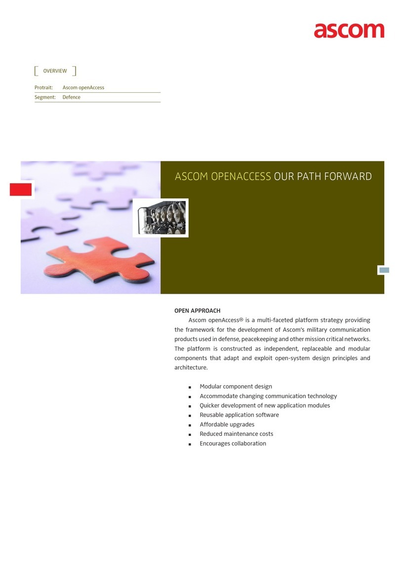ASCOM OPENACCESS - BROCHURE 1 User manual