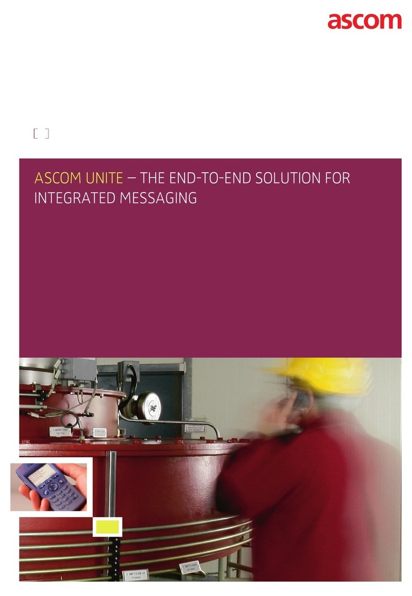 ASCOM UNIT User manual