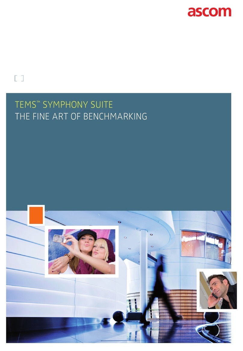 ASCOM TEMS SYMPHONY SUITE User manual