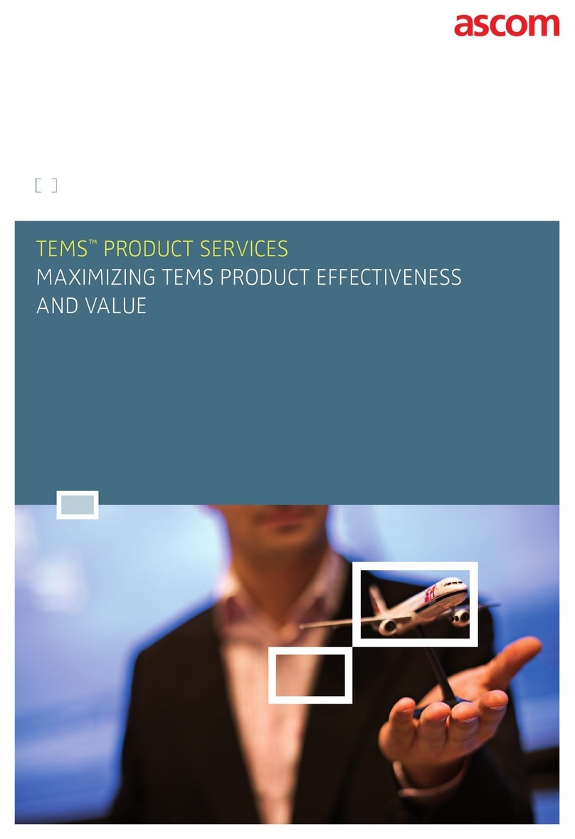 ASCOM TEMS PRODUCT SERVICES - BROCHURE 1 User manual