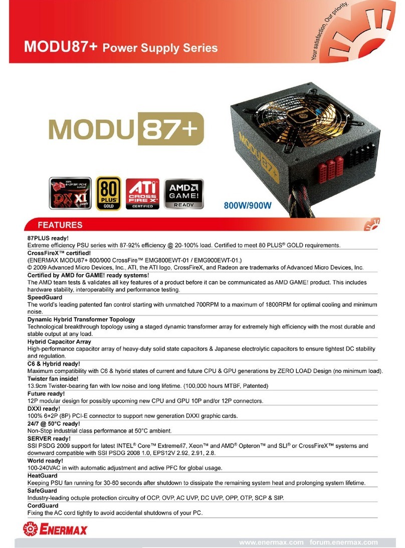 ENERMAX MODU87 PLUS User manual
