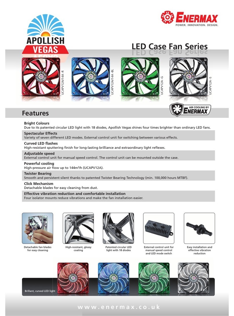 ENERMAX LED CASE FAN datasheet