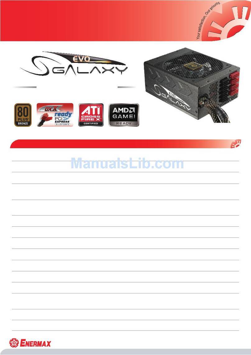 ENERMAX SGALAXY EVO User manual