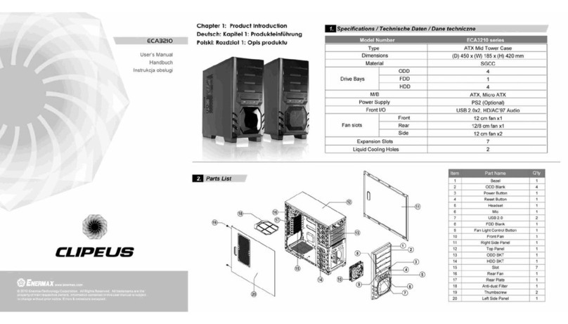 ENERMAX CLIPEUS User manual