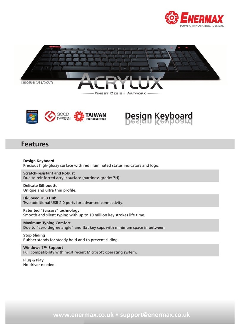 ENERMAX ACRYLUX User manual