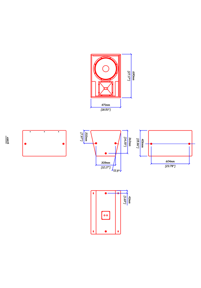 Martin Audio AM15 - SCHEMATICS User manual Martin Audio AM15 - SCHEMATICS User manual