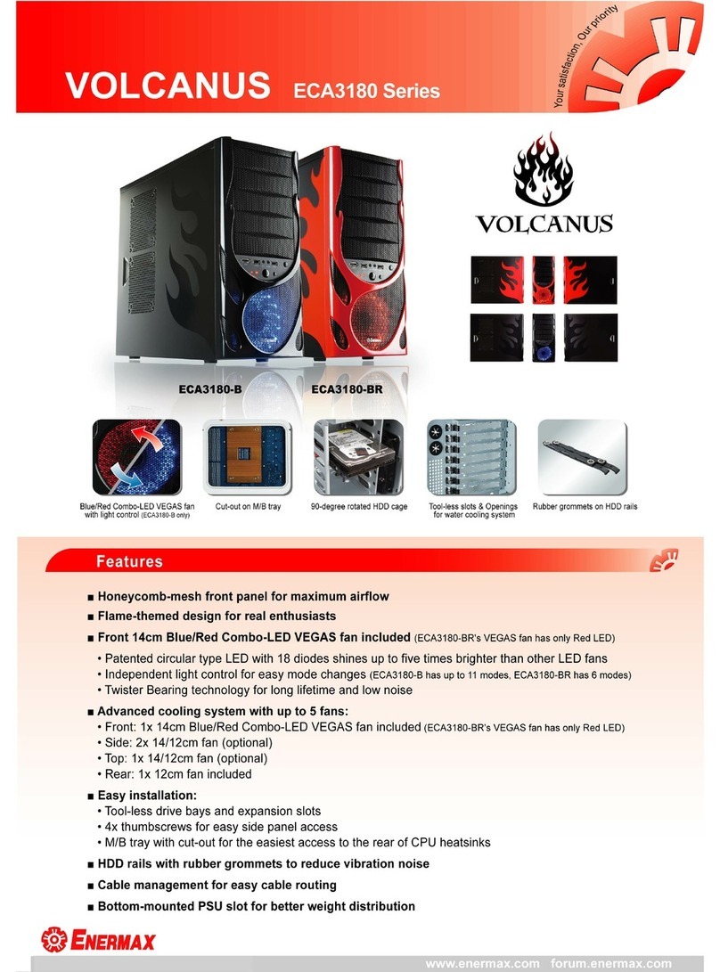 ENERMAX VOLCANUS User manual ENERMAX VOLCANUS User manual