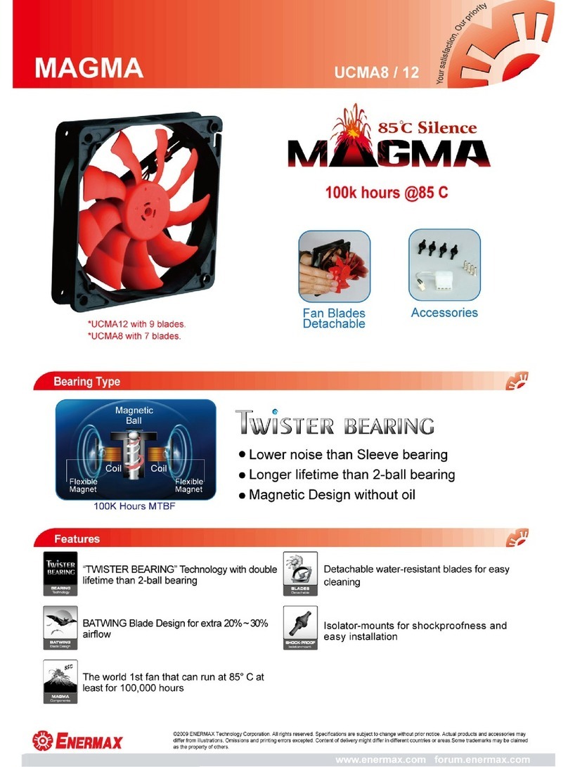 ENERMAX Magma UCMA12 User manual ENERMAX Magma UCMA12 User manual