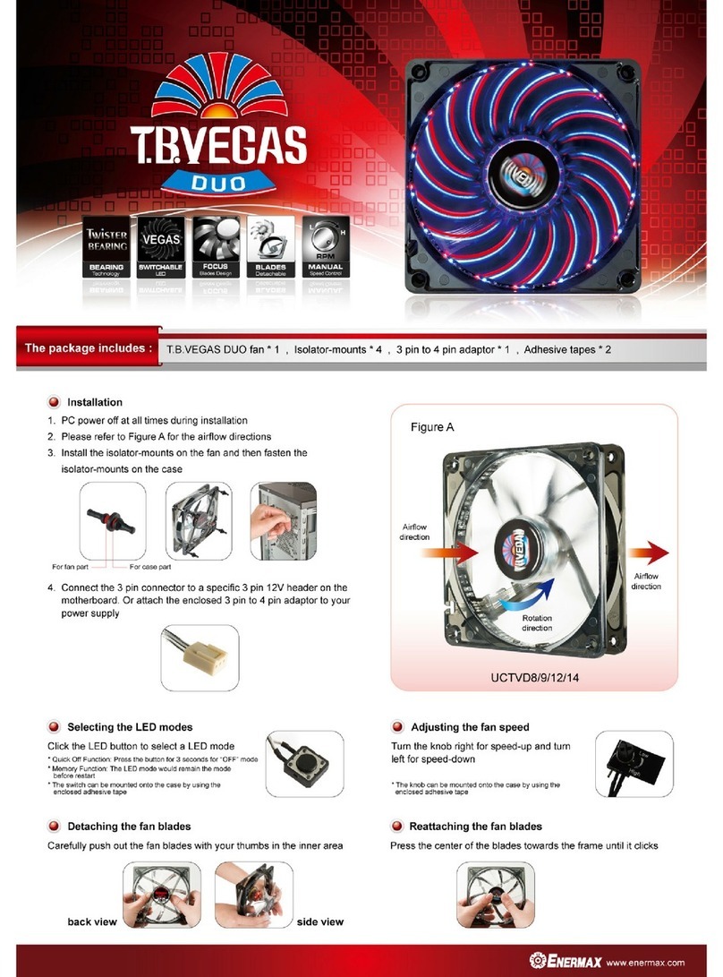 ENERMAX TB VEGAS DUO installation guide