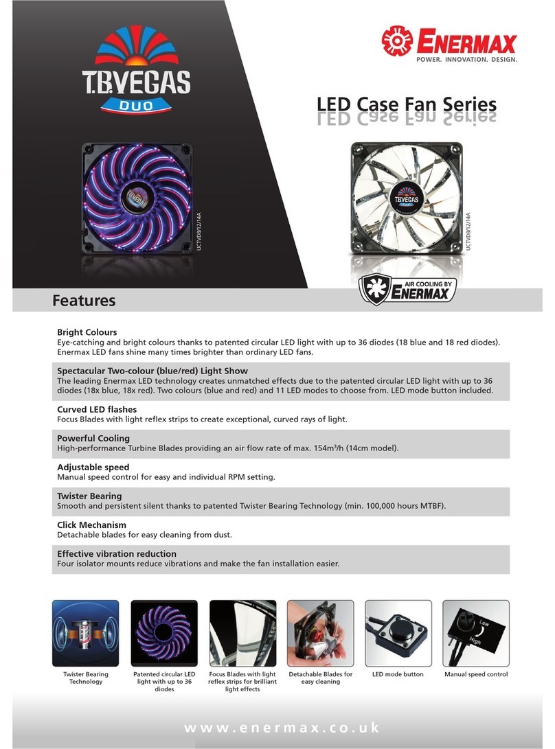ENERMAX TB VEGAS DUO datasheet