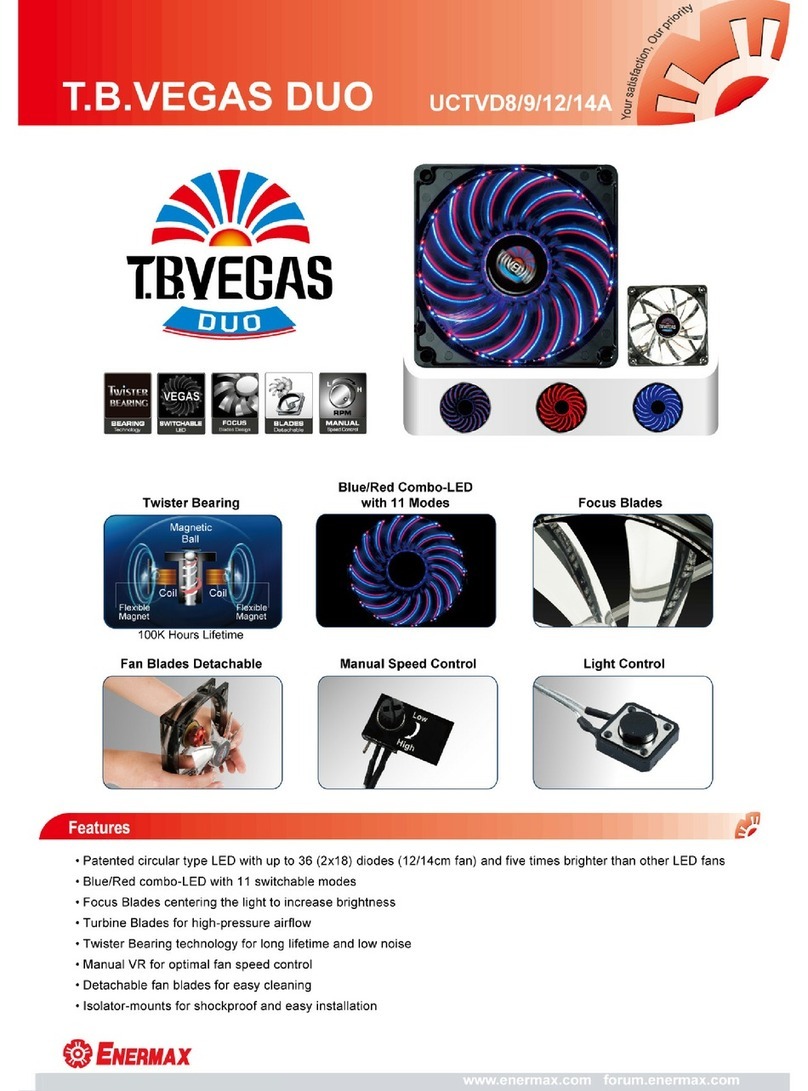 ENERMAX T.B.VEGAS DUO datasheet