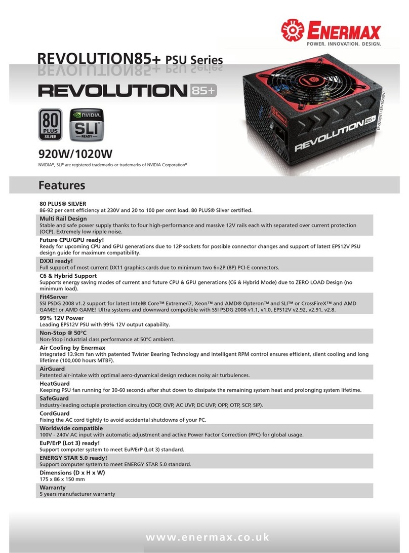 ENERMAX ERV920EWT datasheet