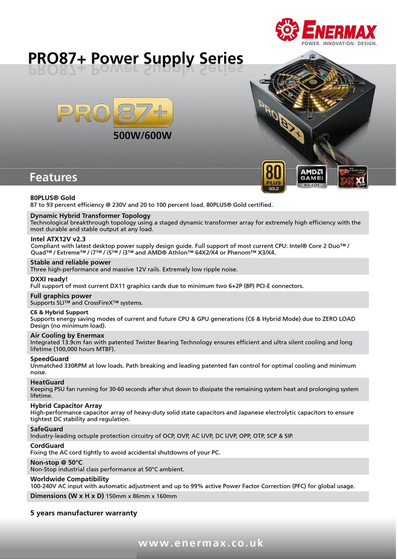 ENERMAX PRO87 PLUS datasheet