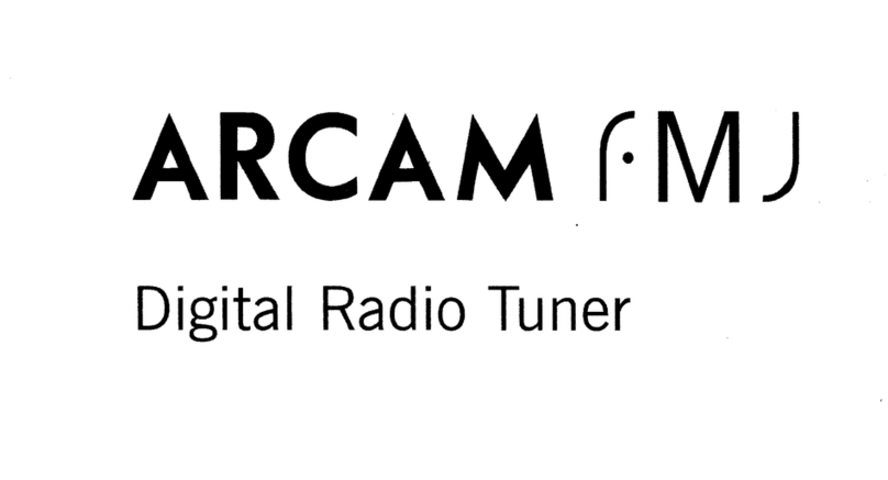 Arcam DT26 User manual
