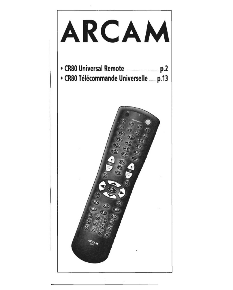Arcam CR80 User manual