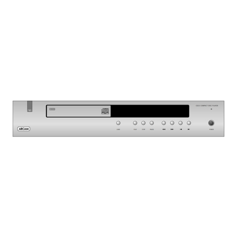 Arcam CD23 User manual Arcam CD23 User manual