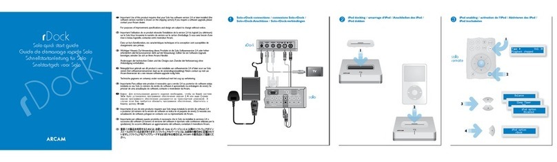 Arcam RDOCK manual