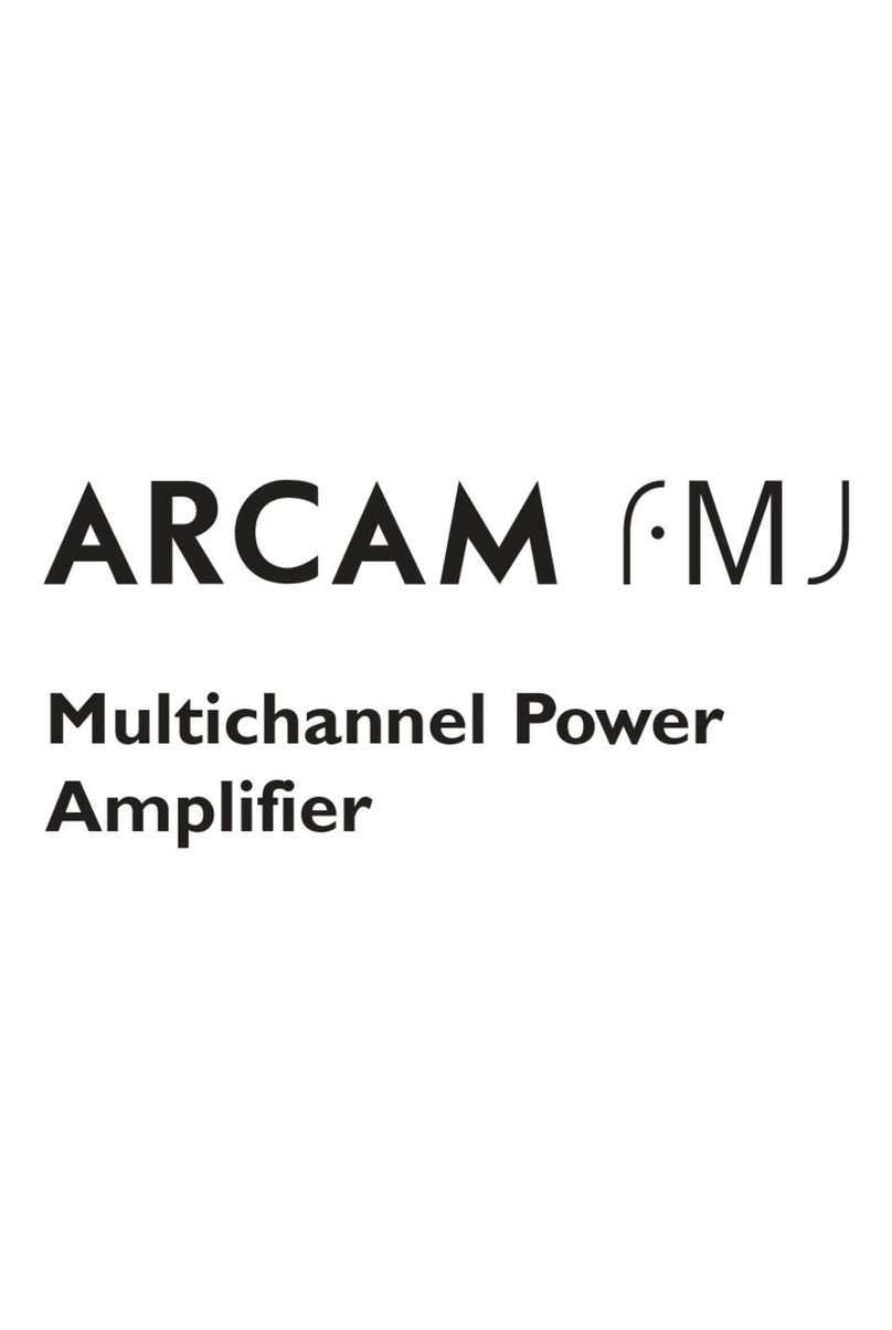 Arcam P7 User manual