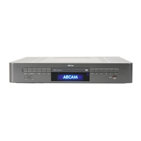 Arcam Solo movie 5.1 User manual Arcam Solo movie 5.1 User manual