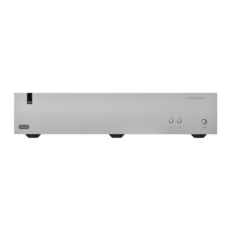 Arcam FMJ P35 User manual
