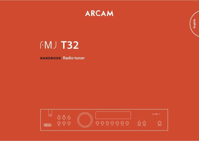 Arcam T32 User manual