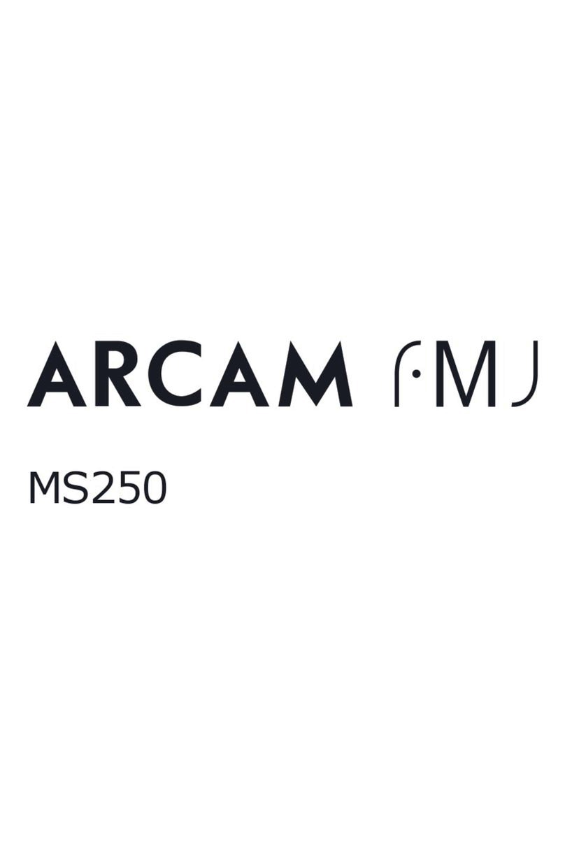 Arcam FMJ MS250 manual