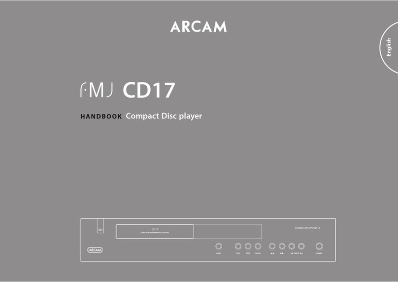 Arcam FMJ CD17 Handbook