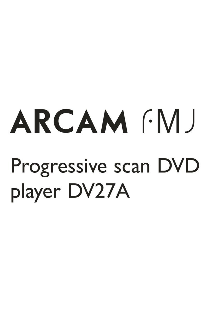 Arcam DV27A User manual