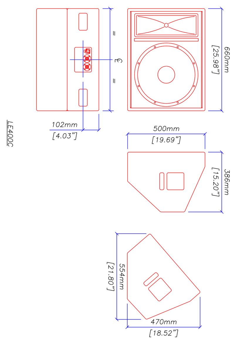 Martin Audio LE400C User manual