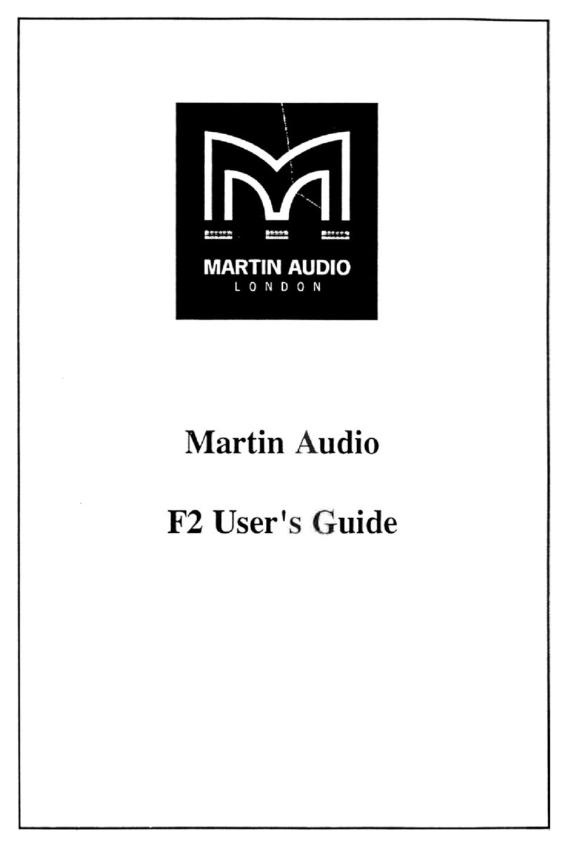 Martin Audio F2 user guide