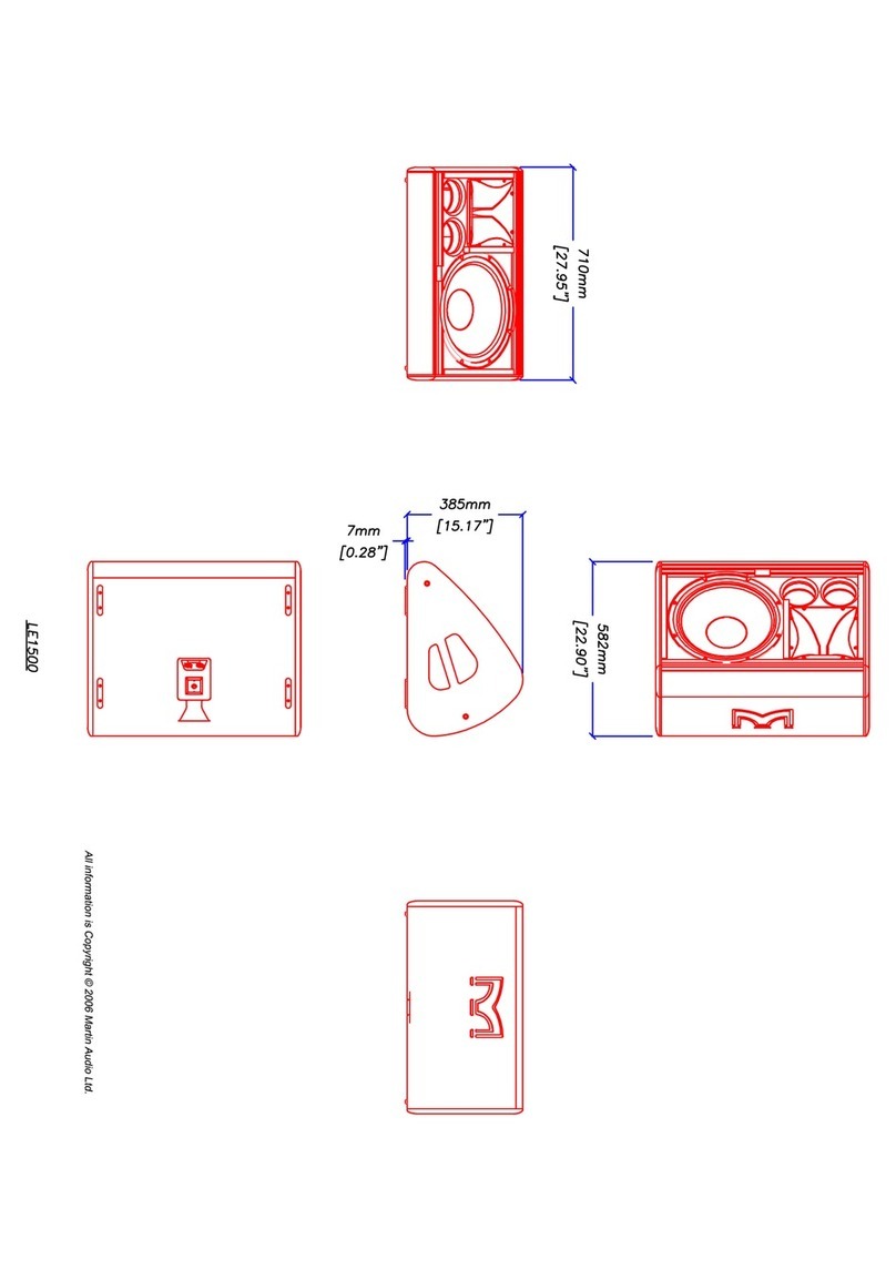 Martin Audio LE1500 - SCHEMATICS User manual Martin Audio LE1500 - SCHEMATICS User manual
