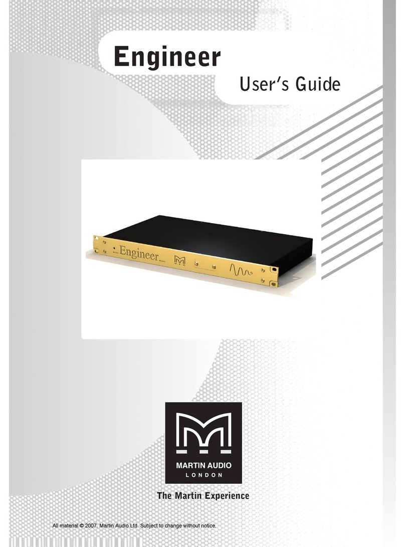 Martin Audio ENGINEER user guide