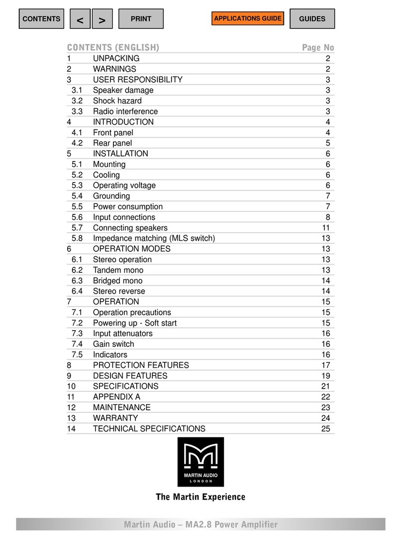 Martin Audio MA2.8 user guide